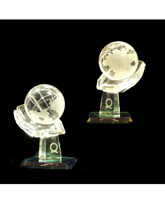 可定製水晶獎杯